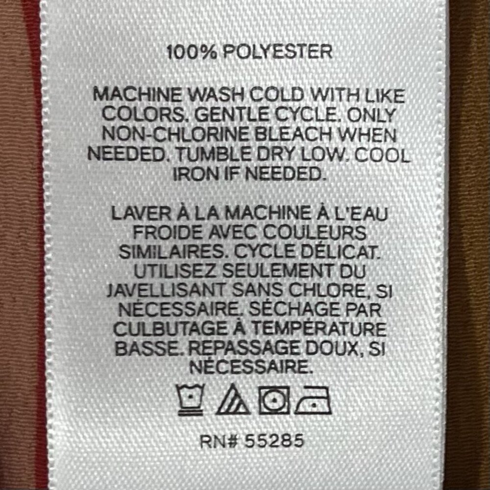 Express Blouse XS Oversized Stripe Dolman Sleeve Round Neck Womens - Picture 6 of 7